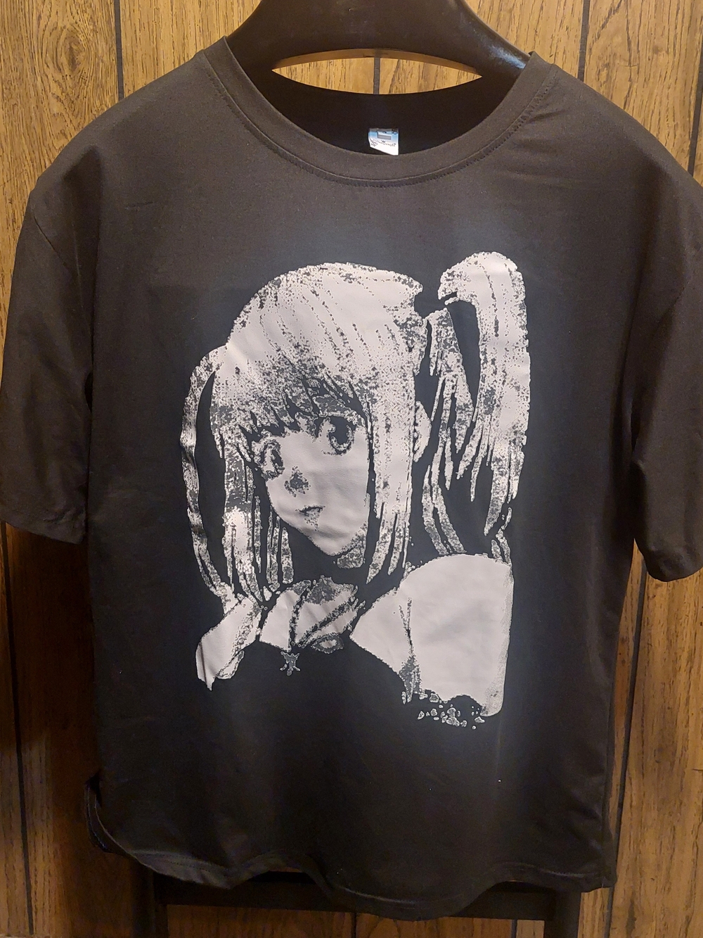 Death Note Shirt Misa Amane Large Tee Black & White Anime